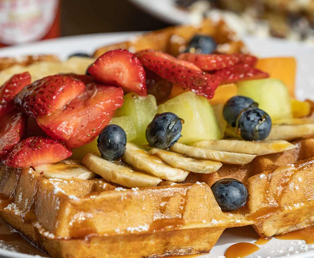 Fresh Fruit Waffle – Stacked